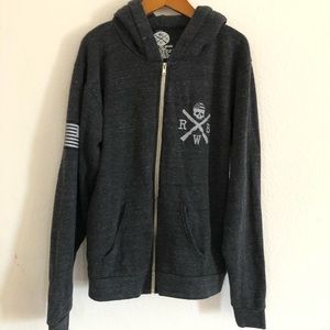 Red White and Blue Apparel Hooded Sweatshirt